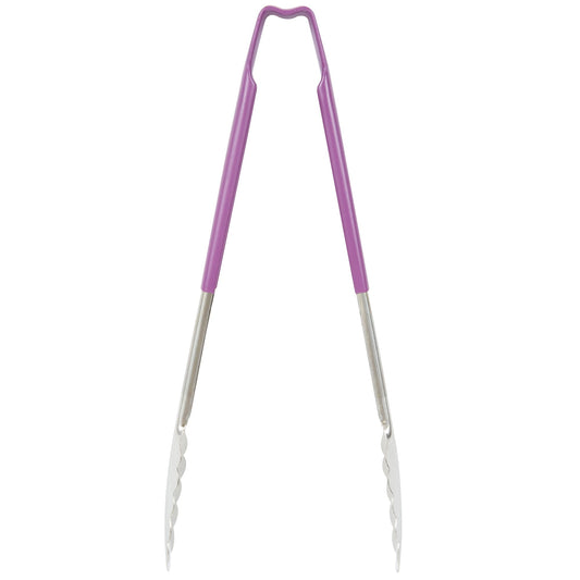 Vollrath | Kool-Touch One-Piece Tongs, 12", Purple