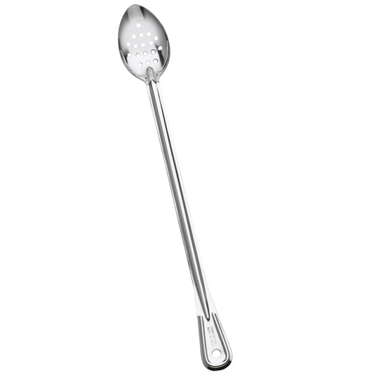 Browne | Extra Long Handle Perforated Spoon, 21” - ChefEquipment.com