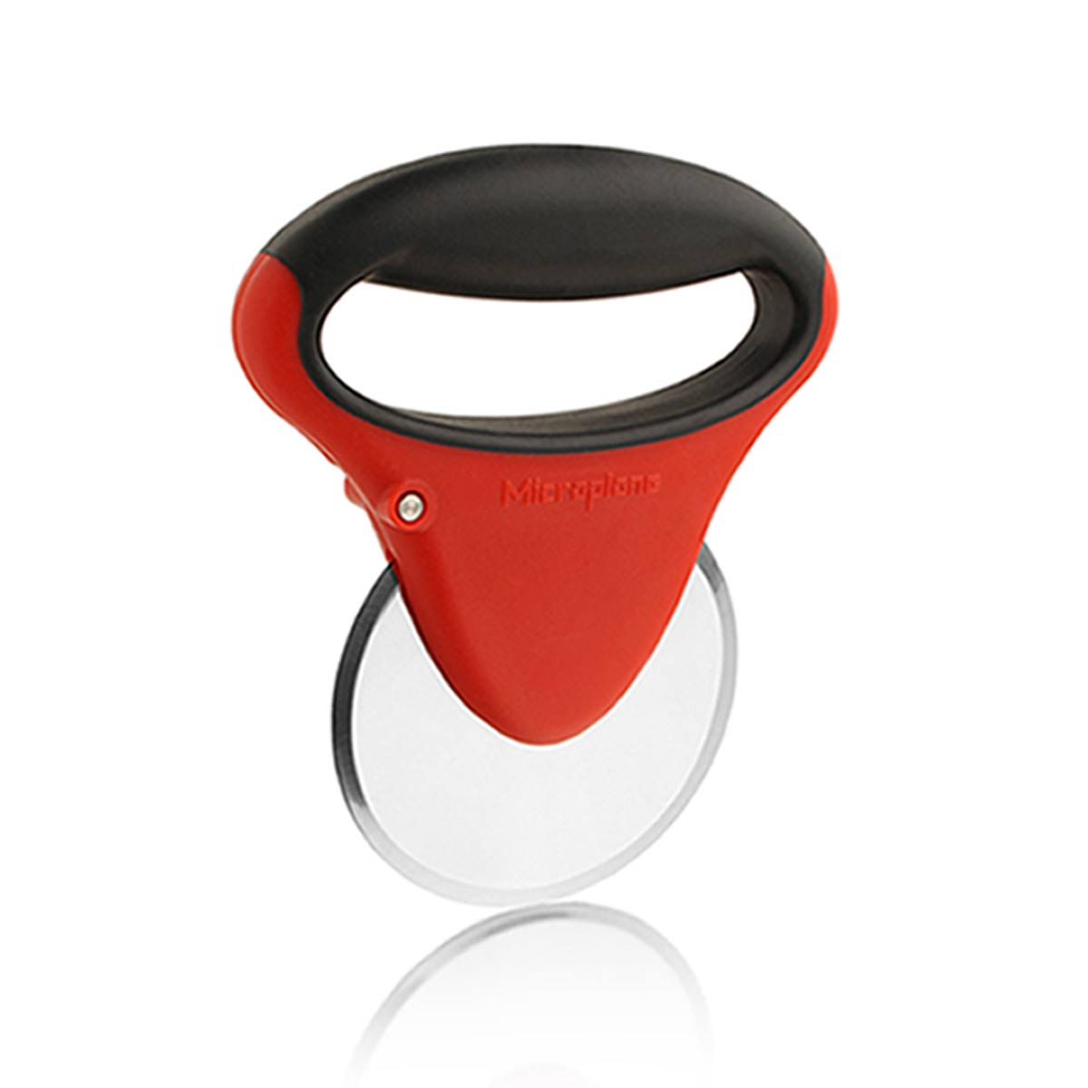 Microplane | Coupe-pizza, acier inoxydable/rouge, VENTE FINALE