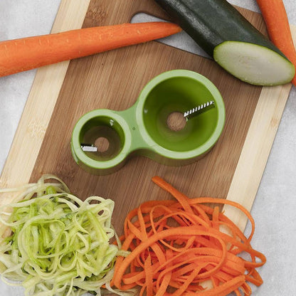 Microplane | Hand Held Vegetable Spiral Cutter, Green