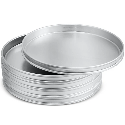 Crown | Rim Stacking Pizza Pan, 10", Aluminum