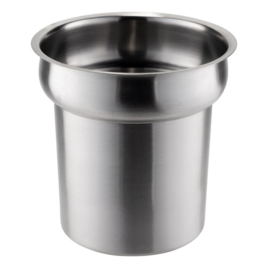 Browne | Round Insert, 4.1 qt, Stainless Steel