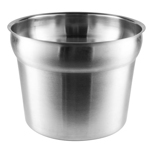 Browne | Round Insert, 11 qt, Stainless Steel