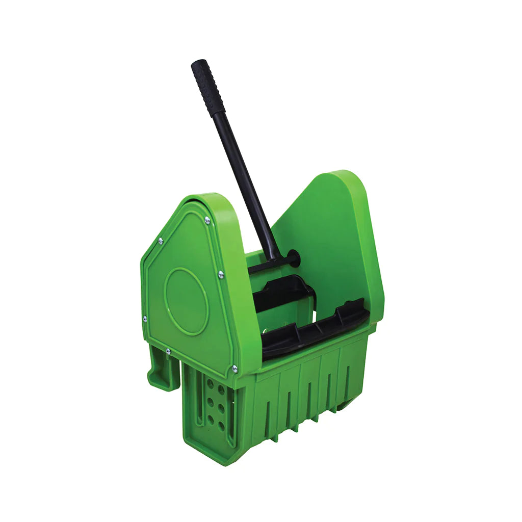 Globe | Dual Chamber Mop Bucket, Downpress Wringer, 35 Qt, Green