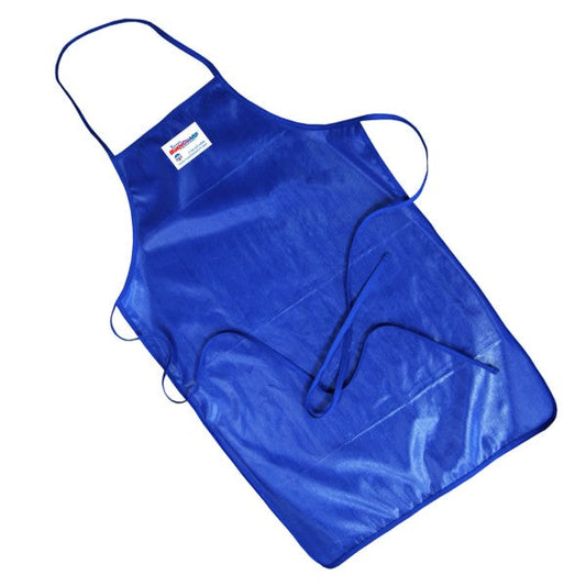 Tucker Safety | QuicKlean Apron, 36" Long, Nylon/Blue