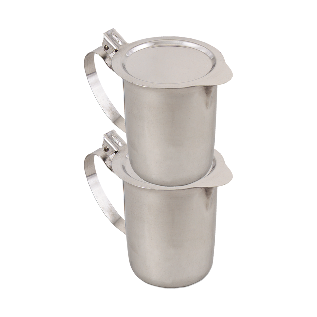 Browne | Stackable Creamer / Teapot with Lid, 10 oz, Stainless Steel