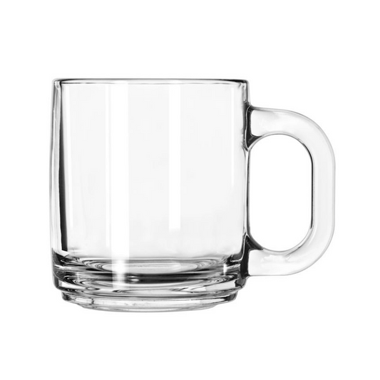 Libbey | Warm Beverage Glass Mug, 10 oz (12-pack)