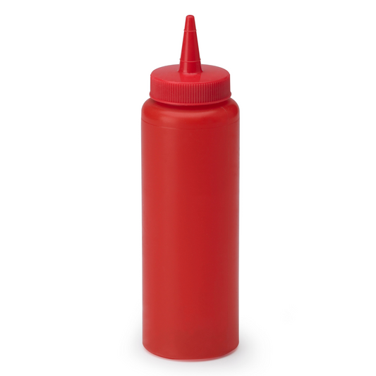 Vollrath | Slim Profile Squeeze Bottle, 12 oz, Red