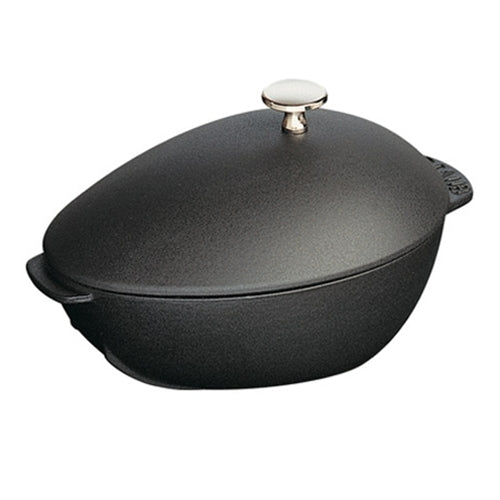 Staub 2 Qt Mussel Pot Black - Thumbnail 2