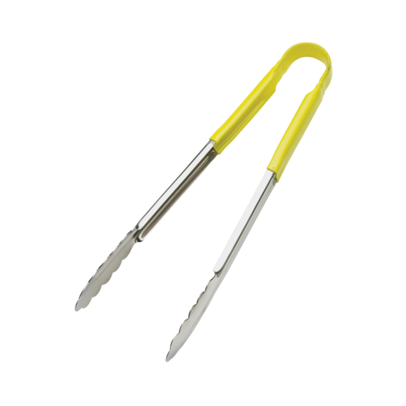 Browne | Colour-Coded Tongs, 12", Yellow