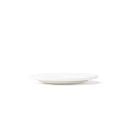 Browne | Foundation Round Wide Rim Plate, 6.5", White (36-pack)