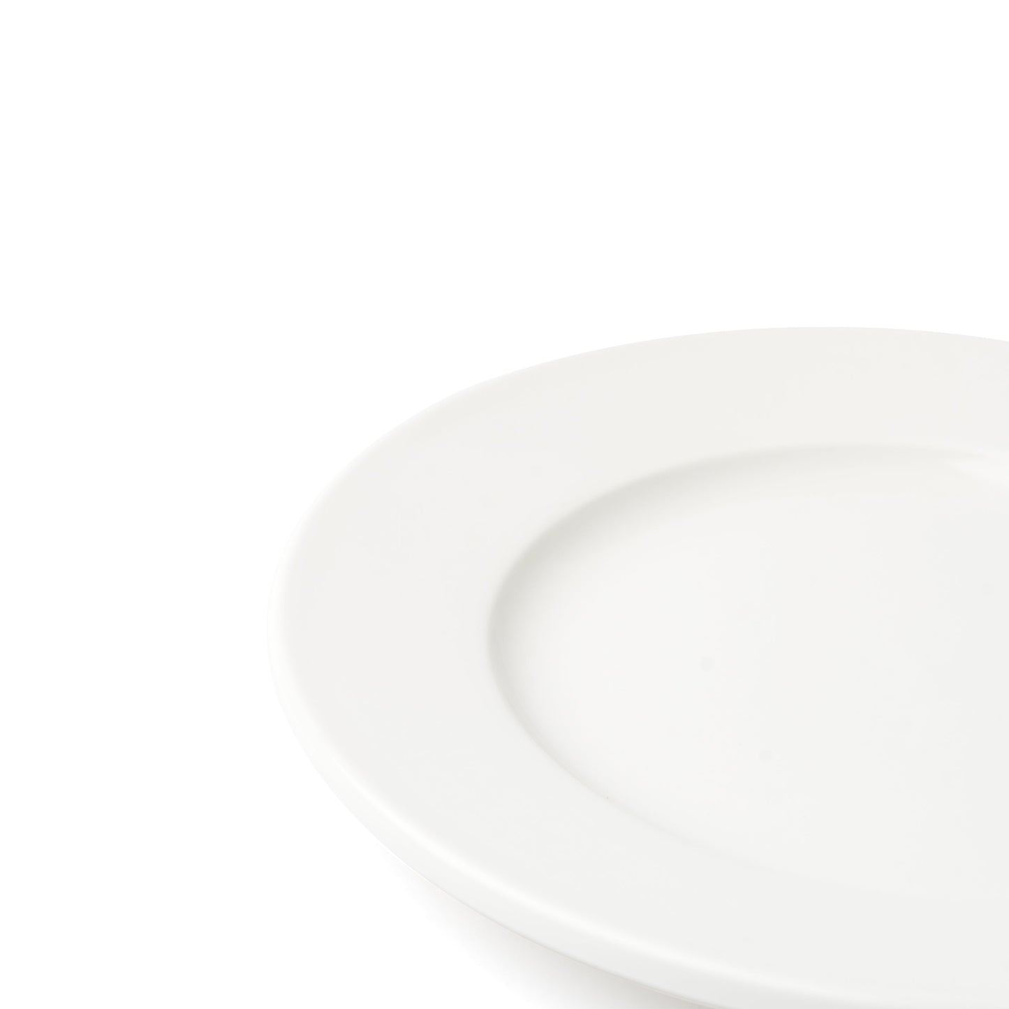 Browne | Foundation Round Wide Rim Plate, 6.5", White (36-pack)