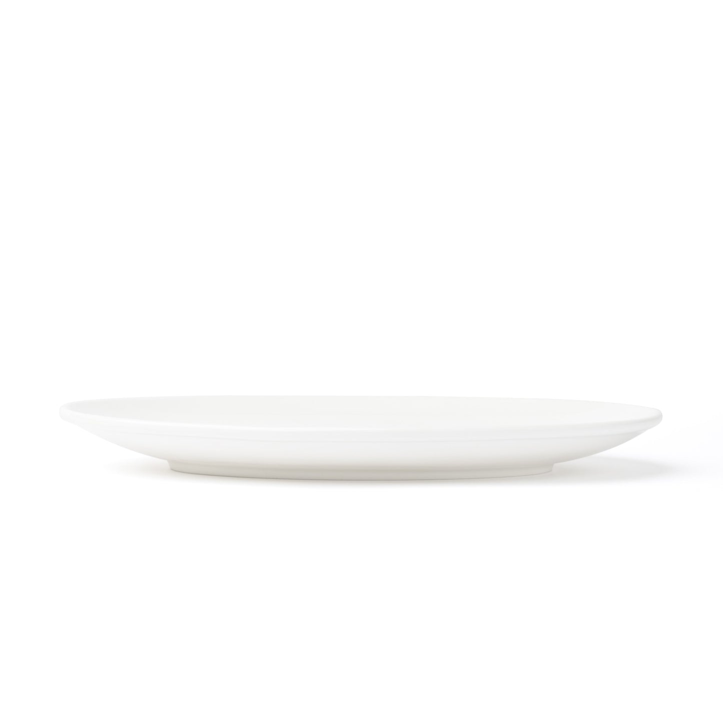 Browne | Foundation Oval Coupe Plate, 10" x 7.25", White (12-pack)