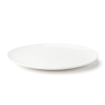 Browne | Foundation Oval Coupe Plate, 10" x 7.25", White (12-pack)