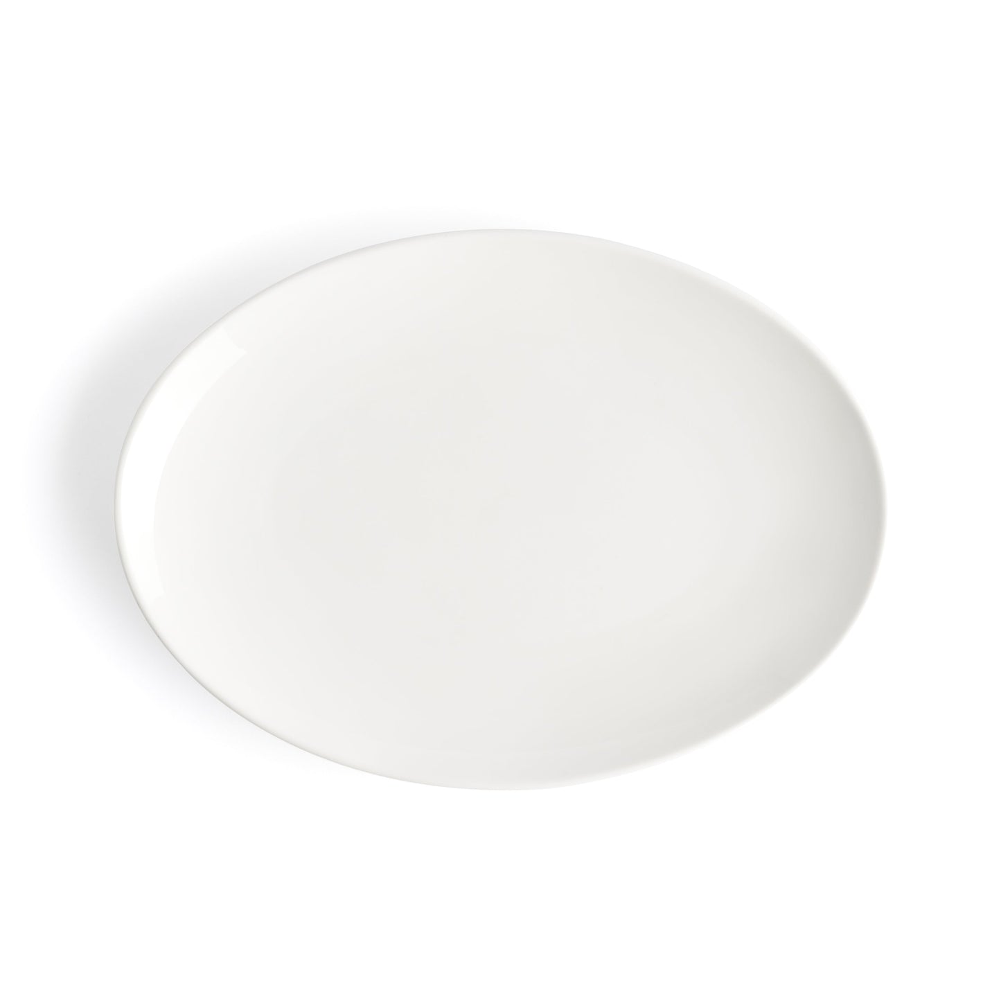 Browne | Foundation Oval Coupe Plate, 10" x 7.25", White (12-pack)