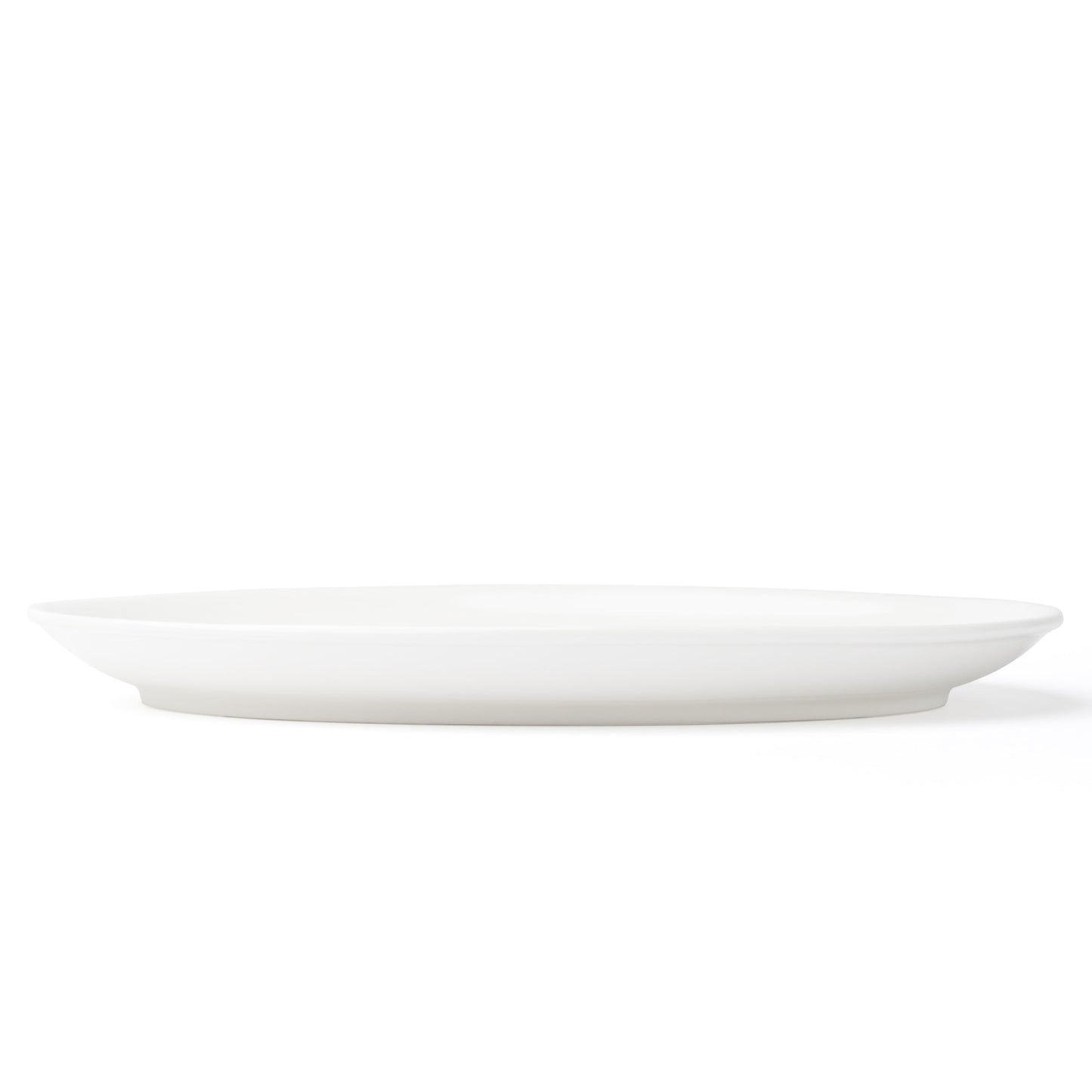 Browne | Foundation Oval Coupe Plate, 12" x 8", White (12-pack)