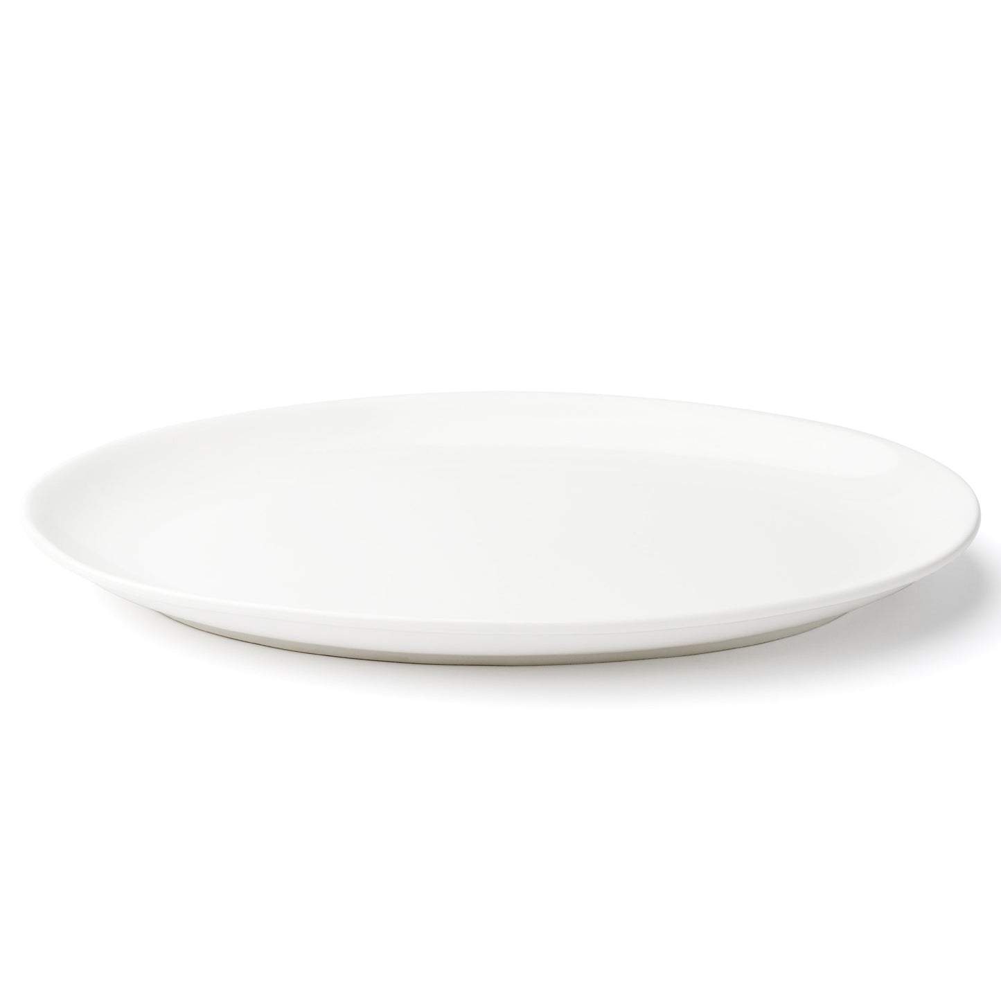 Browne | Foundation Oval Coupe Plate, 12" x 8", White (12-pack)