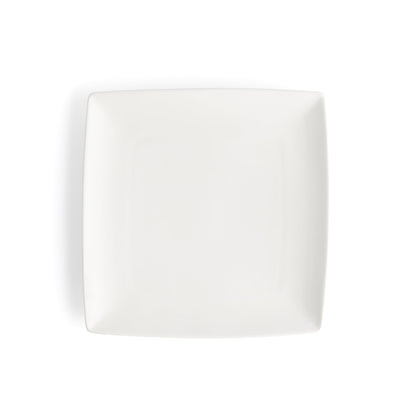 Browne | Foundation Square Coupe Plate, 8", White (36-pack)