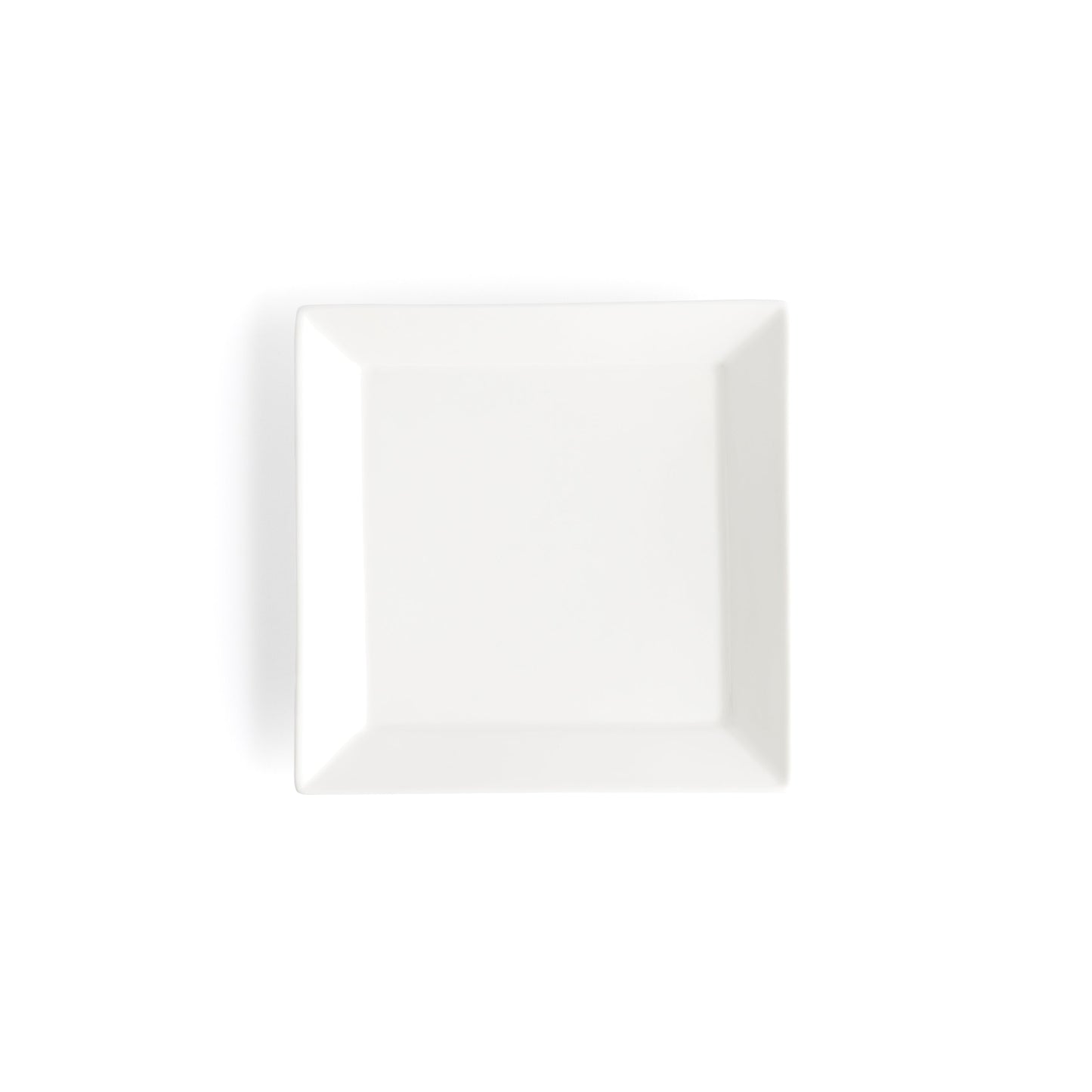 Browne | Foundation Square Wide Rim Plate, 6", White (36-pack)