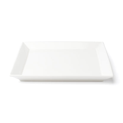 Browne | Foundation Square Wide Rim Plate, 8.5", White (24-pack)