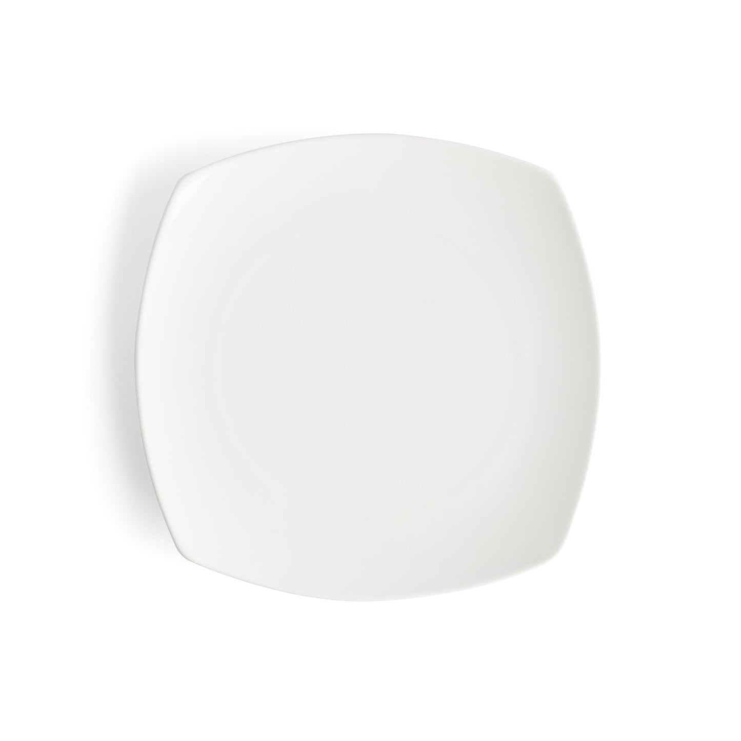 Assiette creuse carrée arrondie Browne | Foundation, 8,5 po, blanche (paquet de 24)