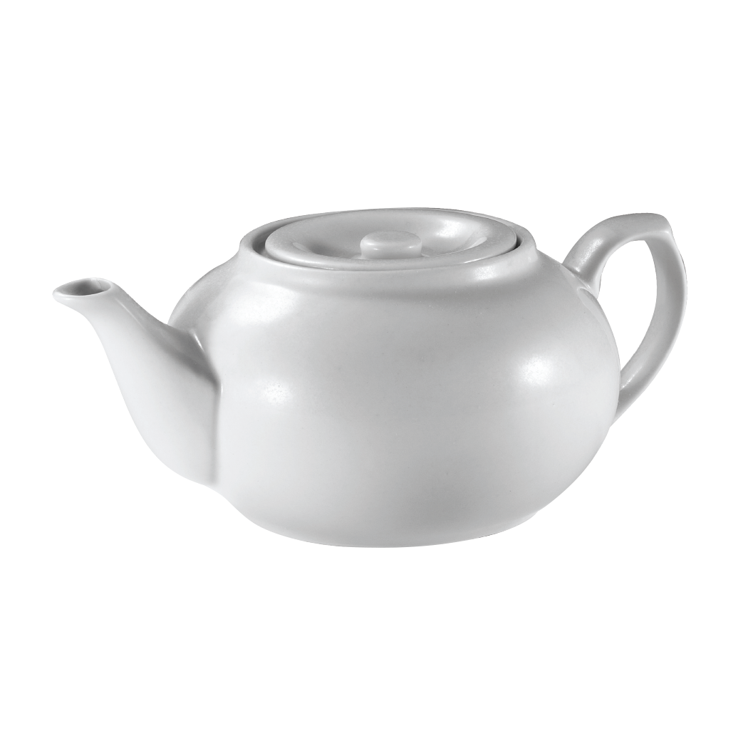 Browne | Porcelain Teapot, 16 oz, White - ChefEquipment.com