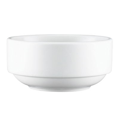 Browne | Palm Stacking Bowl, 10.5 oz, White (3 DZ) - ChefEquipment.com