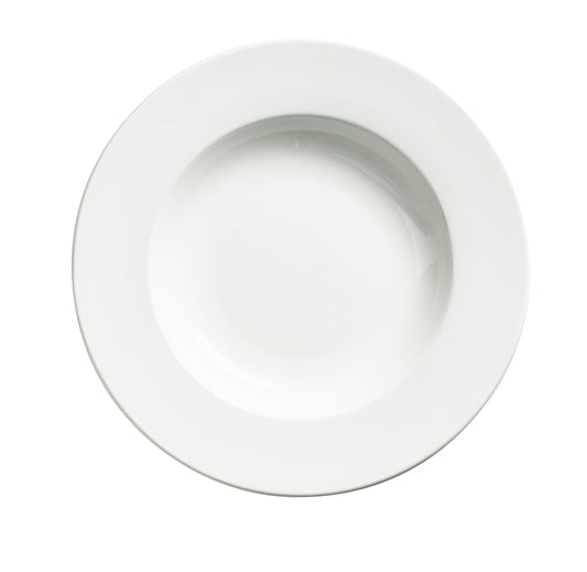 Browne Palm Pasta Bowl, 20 oz, White (12-pack) - 563954