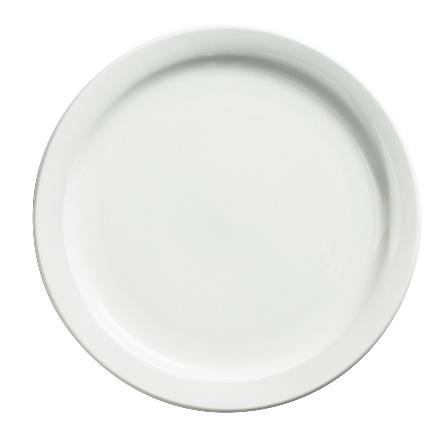 Browne | Palm Dessert Plate, 7.5", White (3 DZ) - ChefEquipment.com