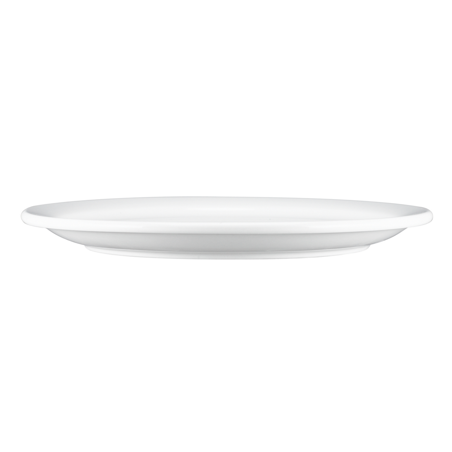 Browne | Palm Dessert Plate, 7.5", White (3 DZ) - ChefEquipment.com