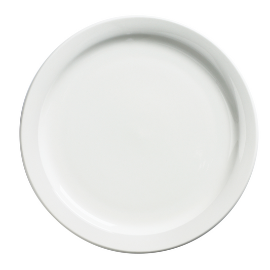 Browne | Palm Dinner Plate, 10.4", White (24-pack)