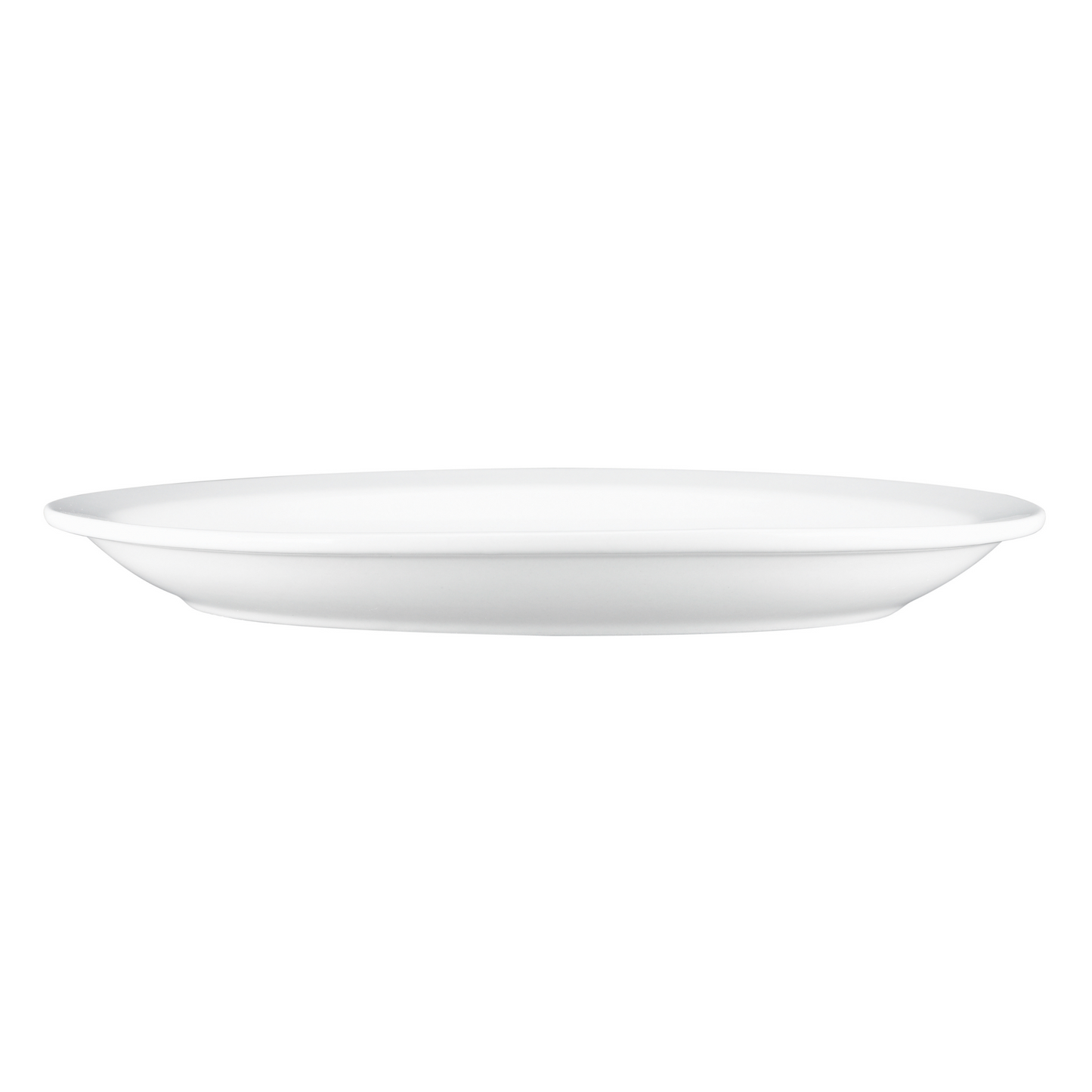 Browne | Palm Oval Platter, 9.75", White (2 DZ) - ChefEquipment.com