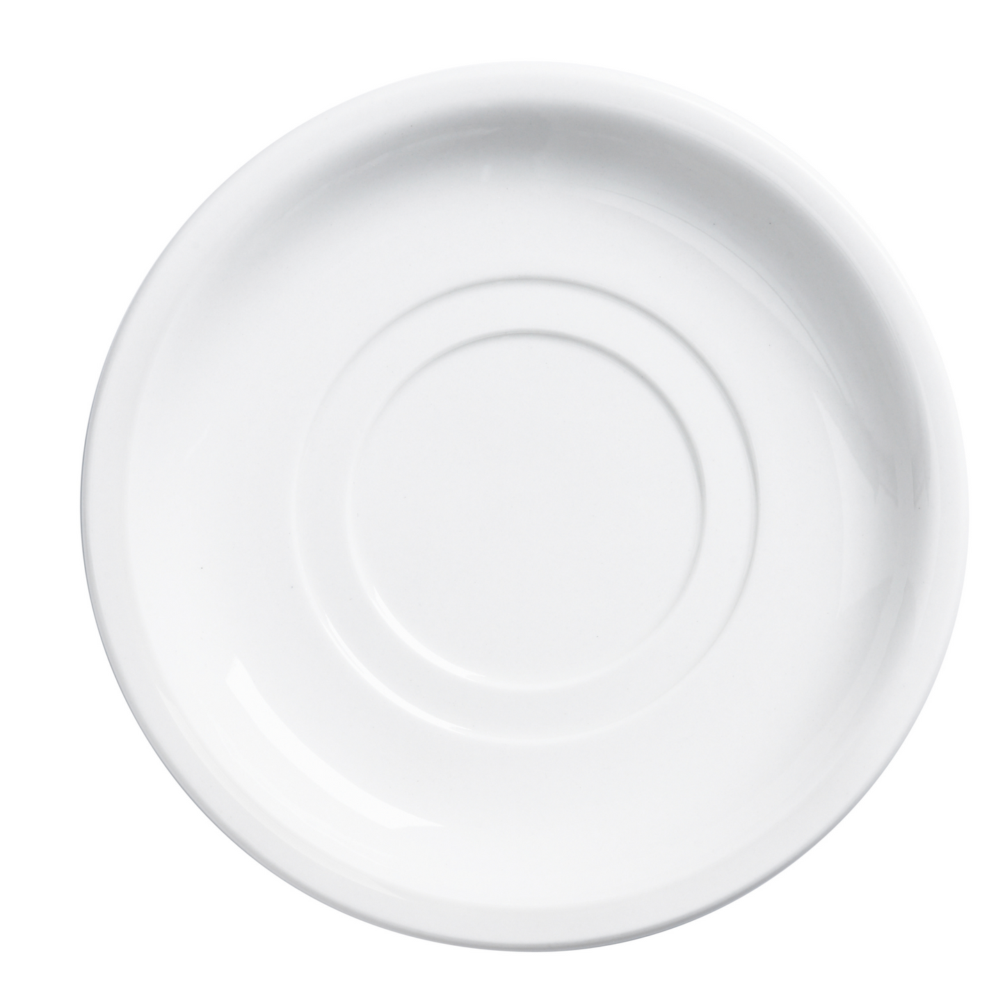 Browne | Palm Double Well Saucer, 5.5", White (3 DZ) - ChefEquipment.com