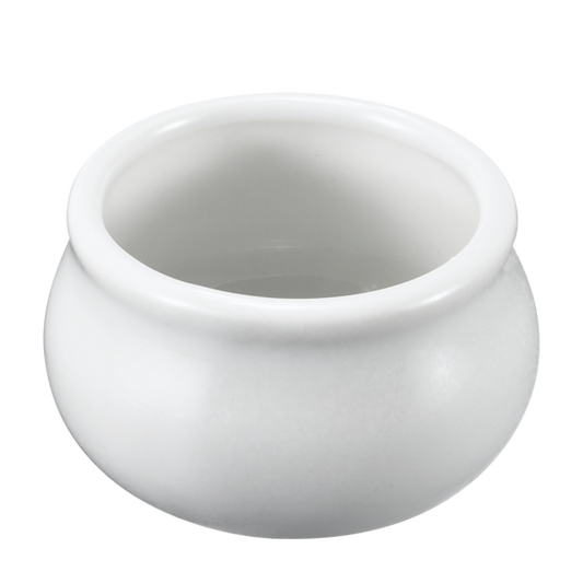 Browne | Butter Pot, 2 oz, White - ChefEquipment.com