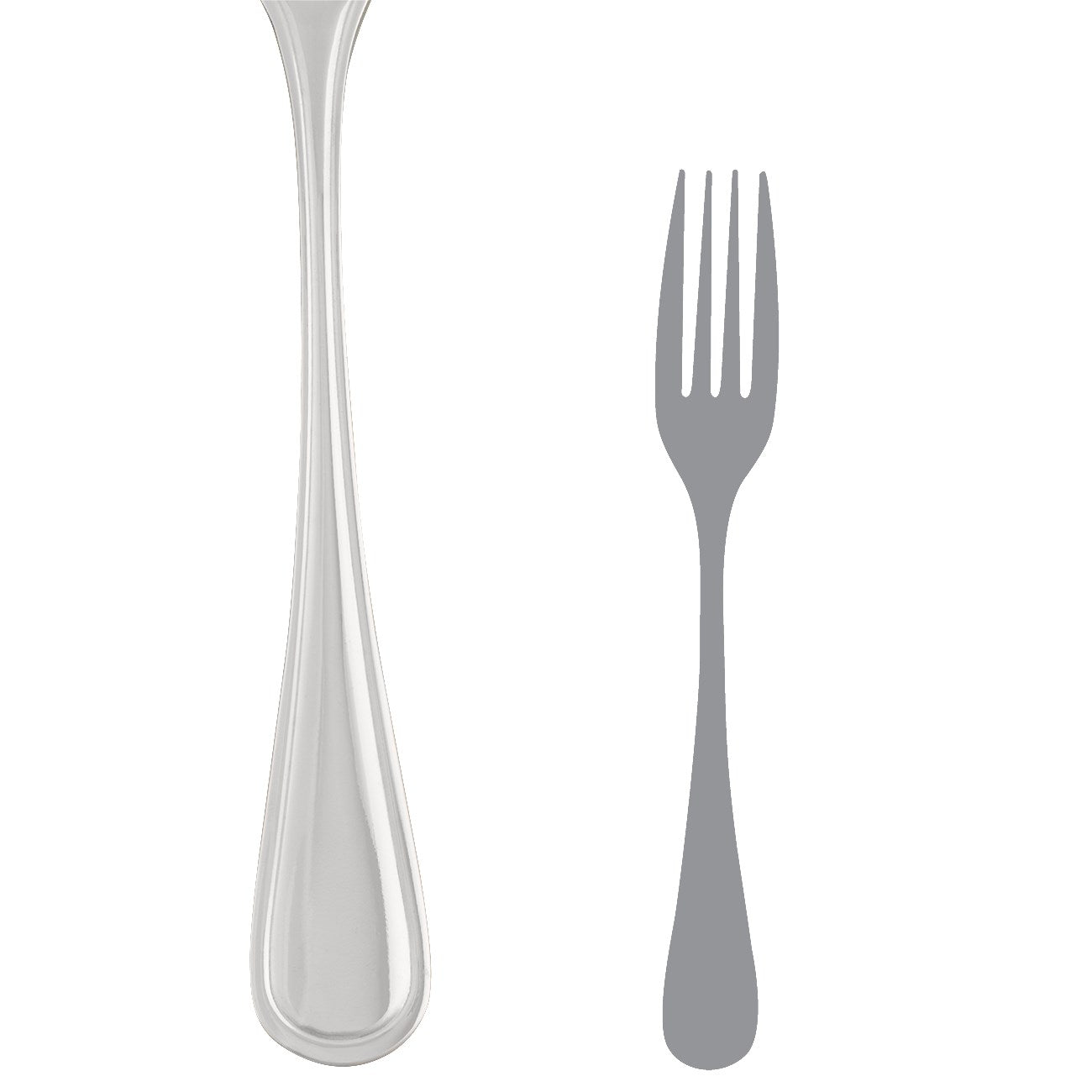 Steelite | Montecito European Dinner Fork (1 DZ) - ChefEquipment.com