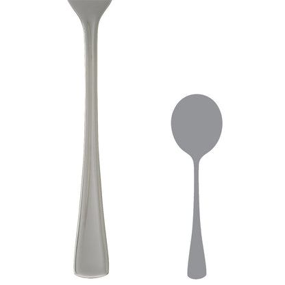 Steelite | Americana Round Soup Spoon (1 DZ) - ChefEquipment.com