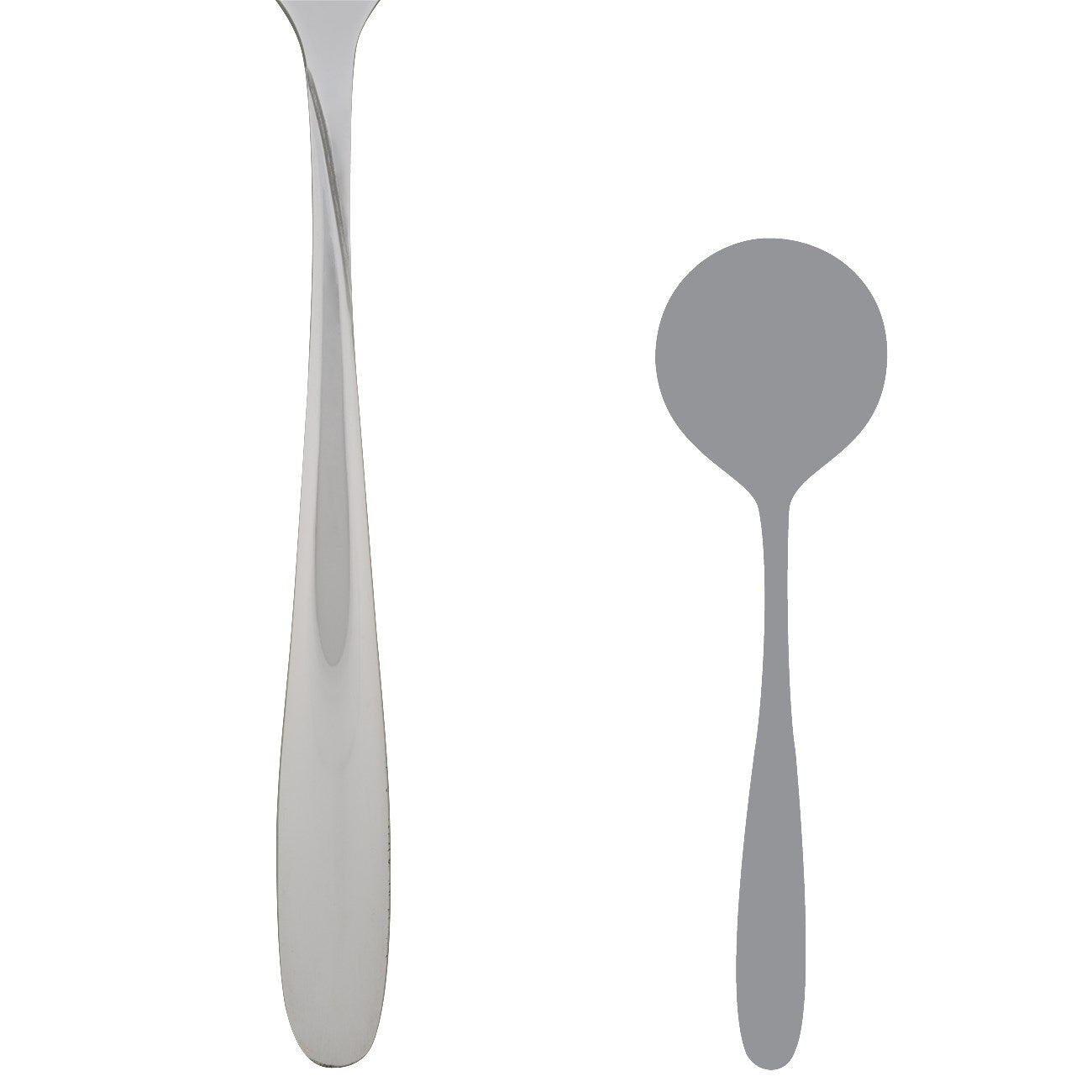 Steelite | Moon Soup Spoon (1 DZ) - ChefEquipment.com