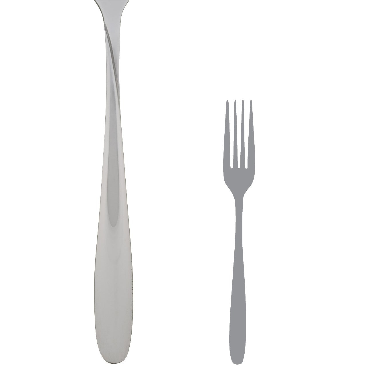 Steelite | Moon Salad Fork (1 DZ) - ChefEquipment.com