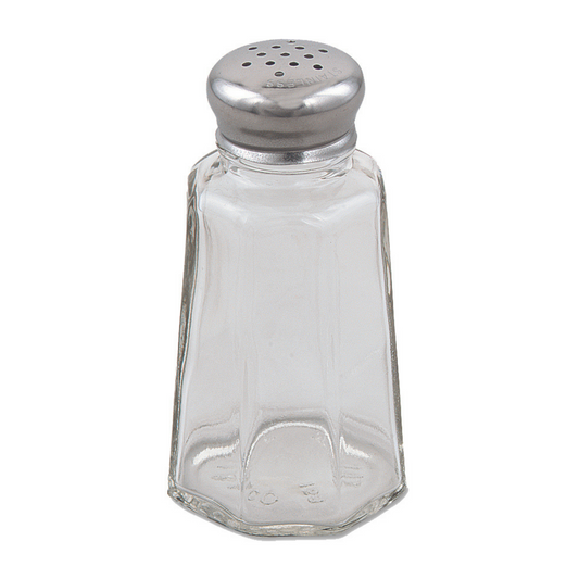 Browne | Salt & Pepper Shaker, 3 oz, Glass/Stainless Steel