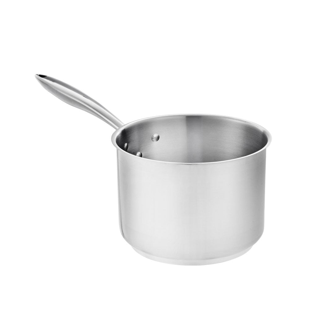 Browne | Thermalloy Deep Sauce Pan, 2 qt, Stainless Steel