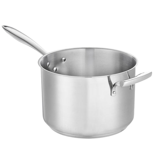 Browne | Thermalloy Deep Sauce Pan, 10 qt, Stainless Steel