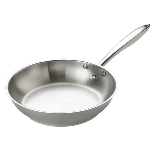 Browne | Thermalloy Deluxe Fry Pan, 7.8", Stainless Steel