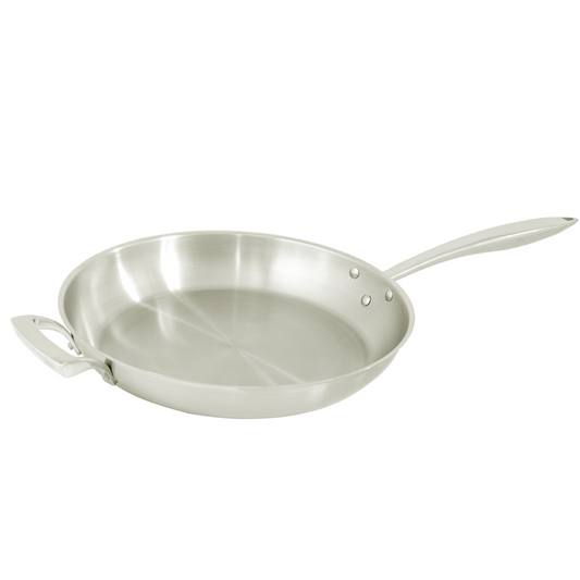 Browne | Thermalloy Deluxe Fry Pan, 14", Stainless Steel