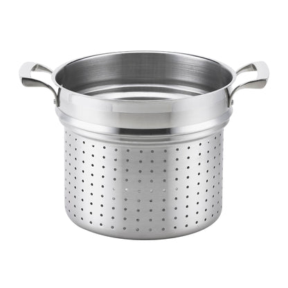 Browne | Thermalloy Pasta Cooker 3 Piece Set, 12 qt, Stainless Steel