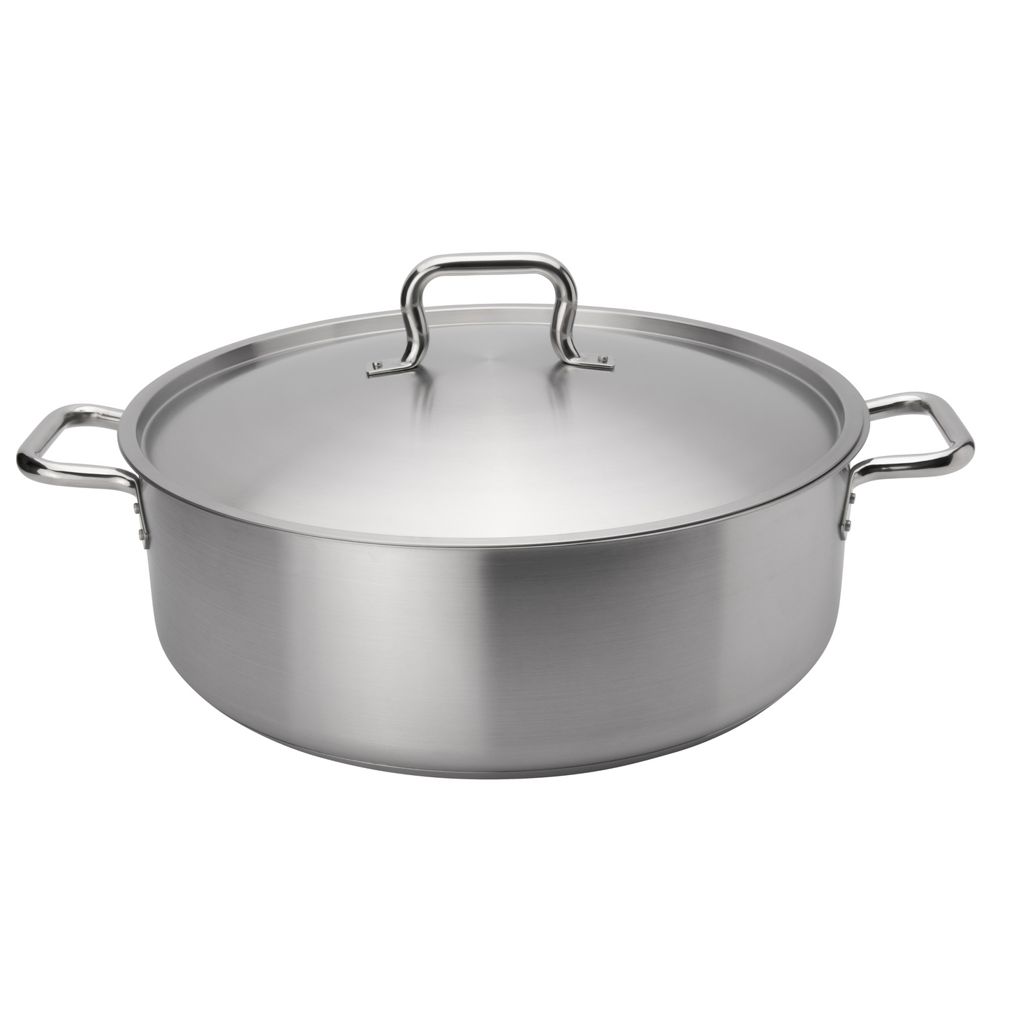 Browne | Elements Brazier with Lid, 30 qt, Stainless Steel