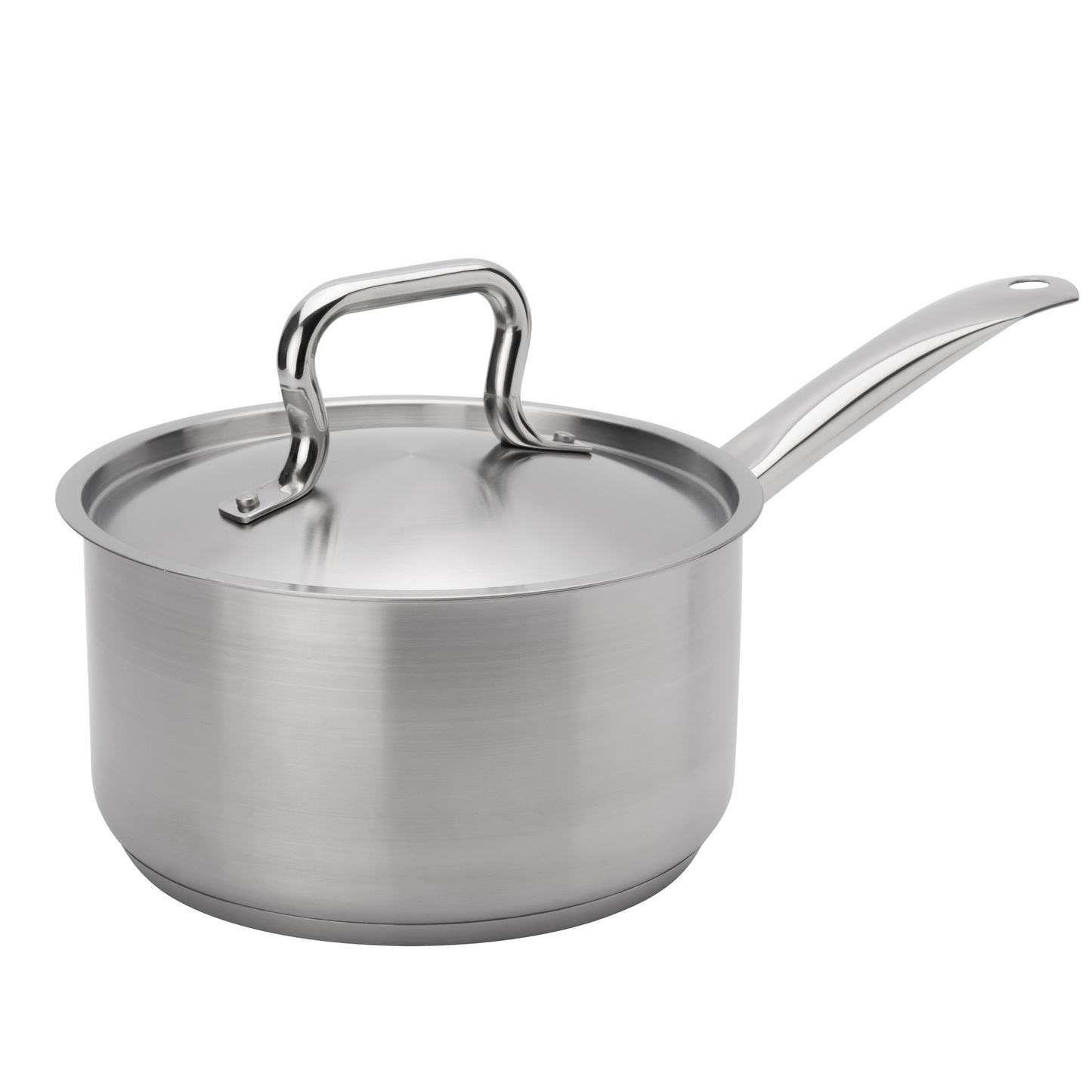 Browne | Elements Sauce Pan with Lid, 2 qt, Stainless Steel