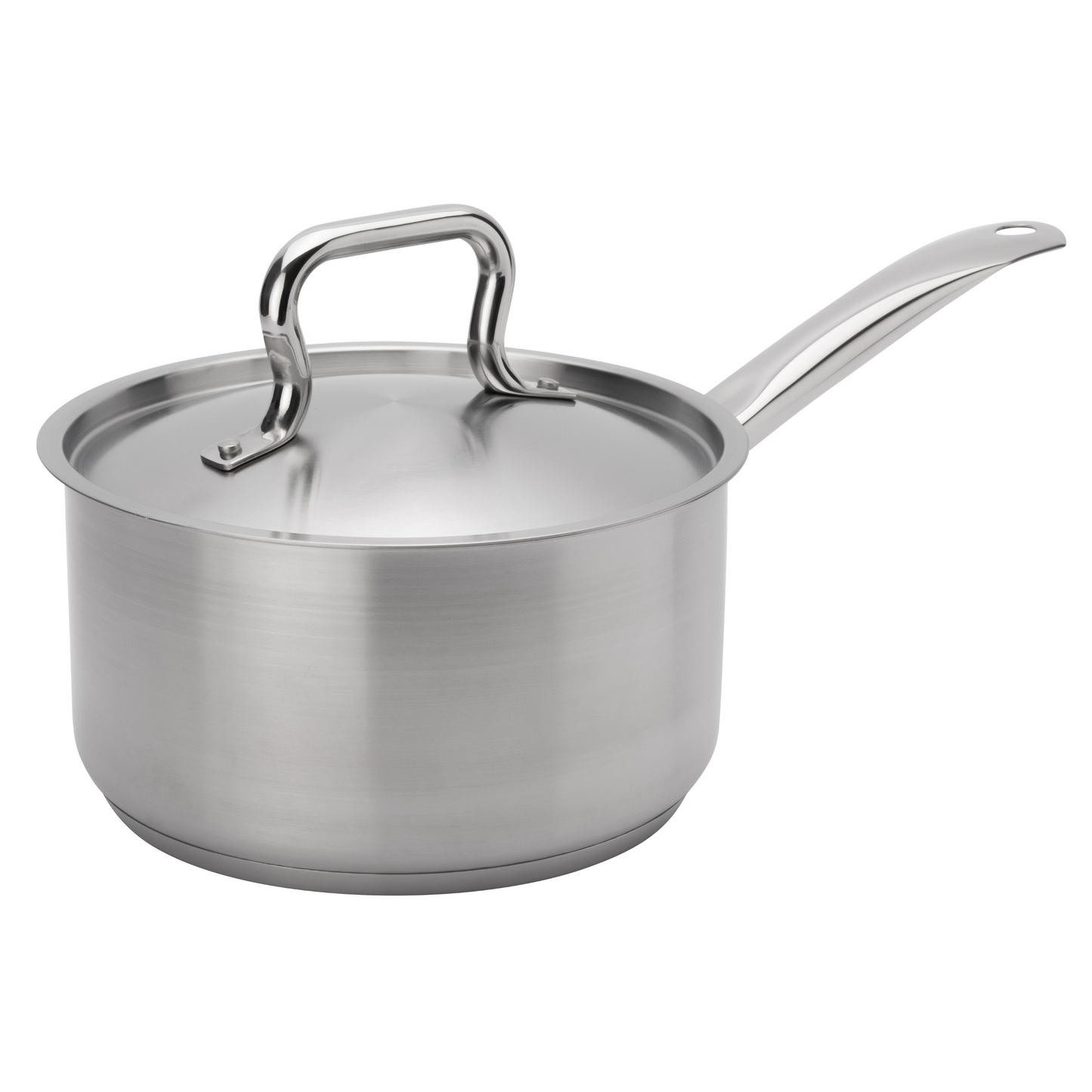 Browne | Elements Sauce Pan with Lid, 3.5 qt, Stainless Steel