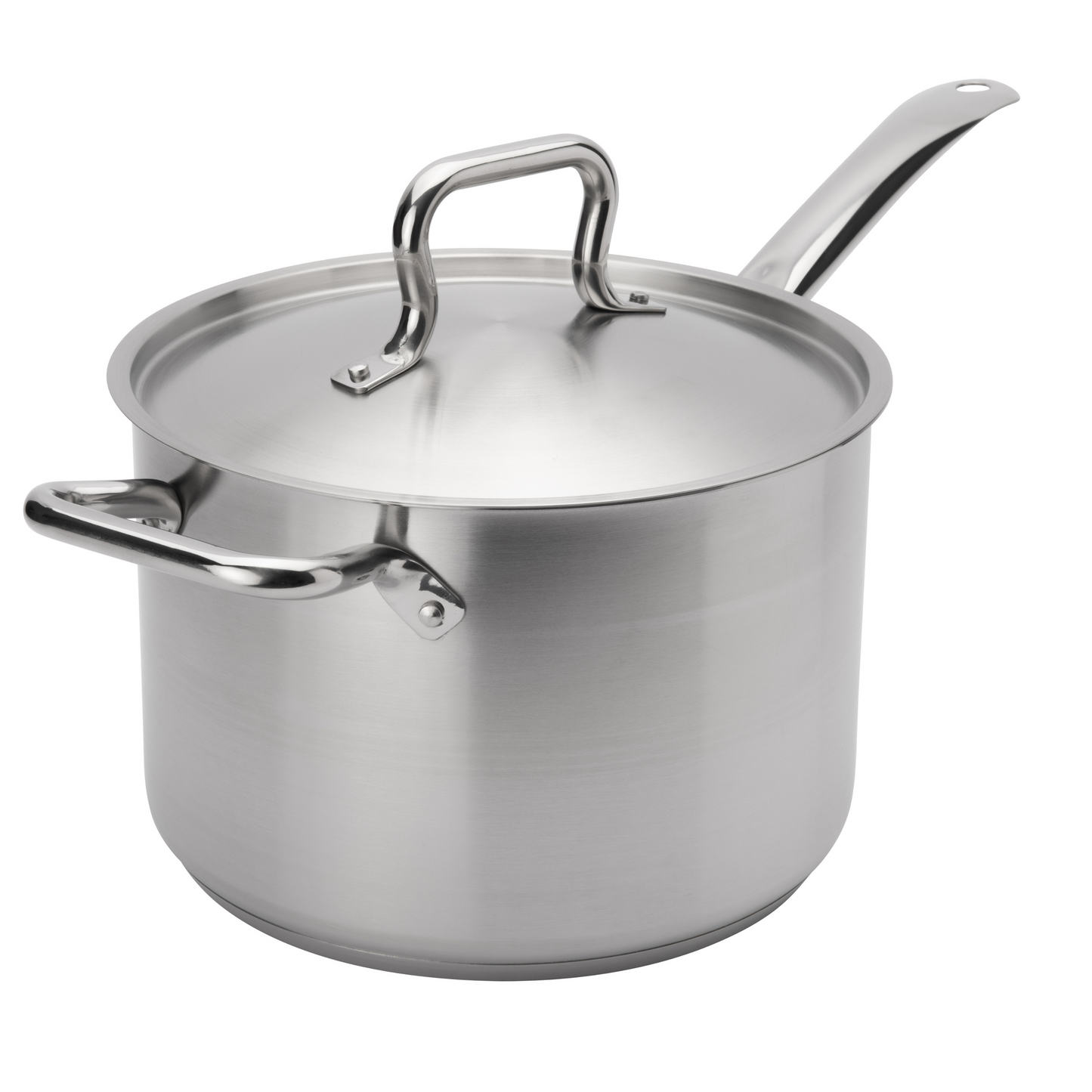 Browne | Elements Sauce Pan with Lid, 7.6 qt, Stainless Steel