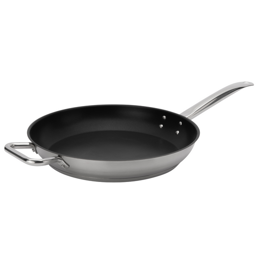 Browne | Elements Teflon Select Non-Stick Fry Pan, 14", Stainless Steel