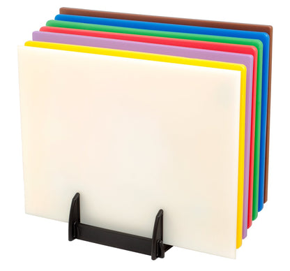 Browne | Cutting Board Storage Rack, 7 Slots, Plastic - ChefEquipment.com